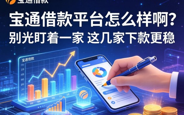 宝通借款平台怎么样啊？别光盯着一家，这几家下款更稳