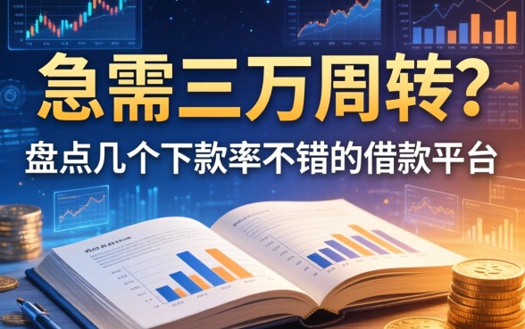 急需三万周转？盘点几个下款率不错的借款平台