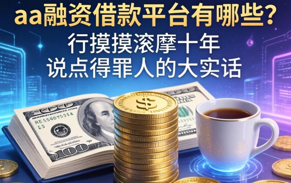 aa融资借款平台有哪些？这行摸爬滚打十年，说点得罪人的大实话