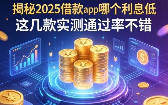 揭秘2025借款app哪个利息低，这几款实测通过率不错