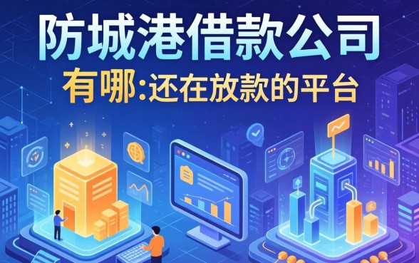 防城港借款公司有哪些？整理了几个还在放款的平台