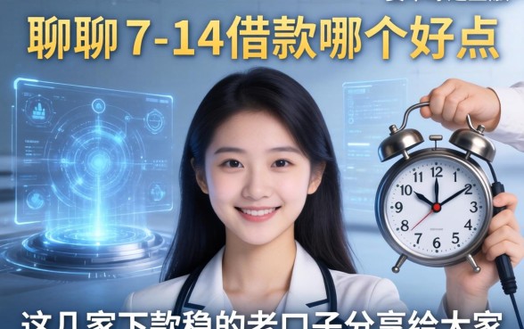 聊聊7-14借款哪个好点，这几家下款稳的老口子分享给大家