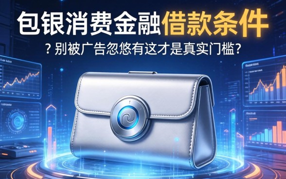 包银消费金融借款条件有哪些？别被广告忽悠，这才是真实门槛