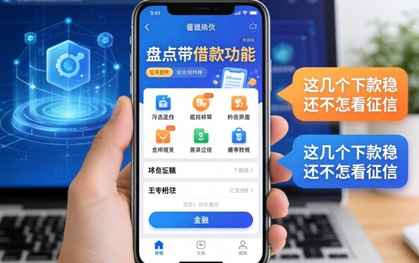盘点带借款功能的软件有哪些，这几个下款稳还不怎么看征信