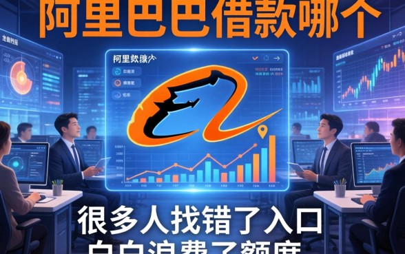阿里巴巴借款在哪个位置？很多人找错了入口，白白浪费了额度