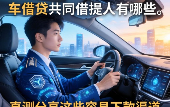 车贷共同借款人有哪些？实测分享这些容易下款的渠道