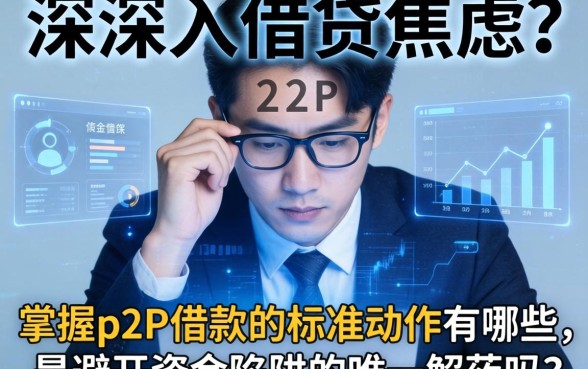 深陷借贷焦虑？掌握p2p借款的标准动作有哪些，是避开资金陷阱的唯一解药吗？