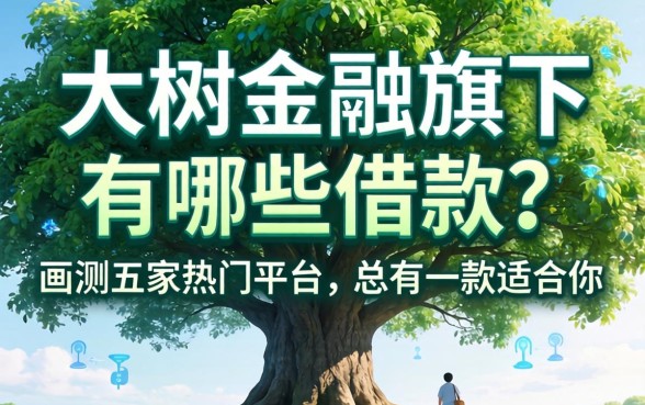 大树金融旗下有哪些借款？实测五家热门平台，总有一款适合你