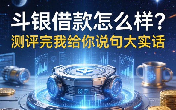 斗银借款怎么样？测评完我给你说句大实话