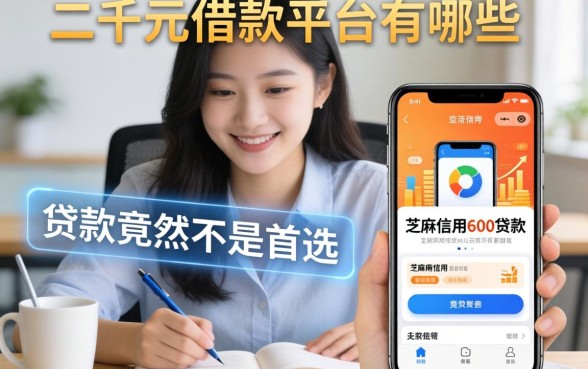 我翻遍了二千元借款平台有哪些，发现芝麻信用600贷款软件竟然不是首选