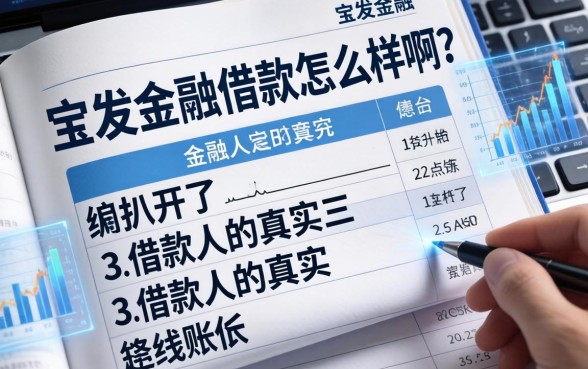 宝发金融借款怎么样啊？我扒开了三个借款人的真实账本