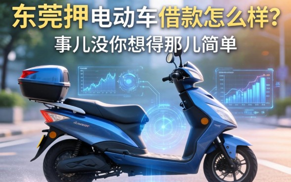 东莞押电动车借款怎么样？这事儿没你想得那么简单