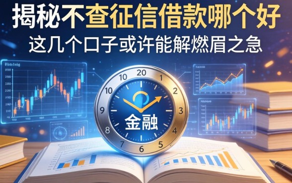 揭秘不查征信借款哪个好，这几个口子或许能解燃眉之急