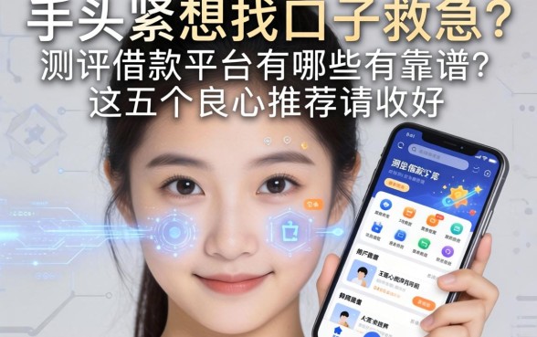 手头紧想找口子救急？测评借款平台有哪些软件靠谱？这五个良心推荐请收好