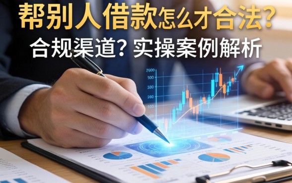 帮别人借款怎么样才合法？合规渠道与实操案例解析