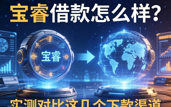 宝睿借款怎么样？实测对比这几个下款渠道