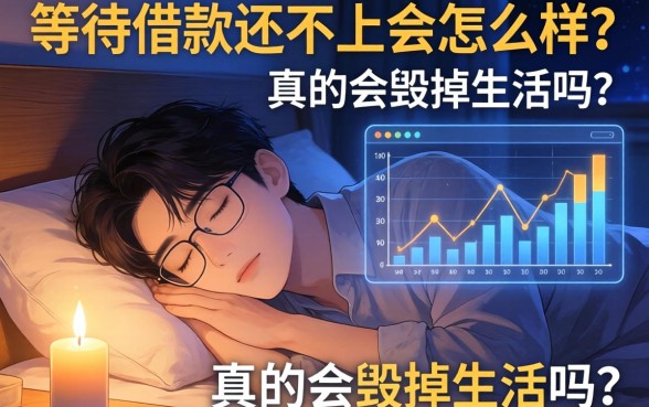 深夜辗转反侧：等待借款还不上会怎么样？真的会毁掉生活吗？