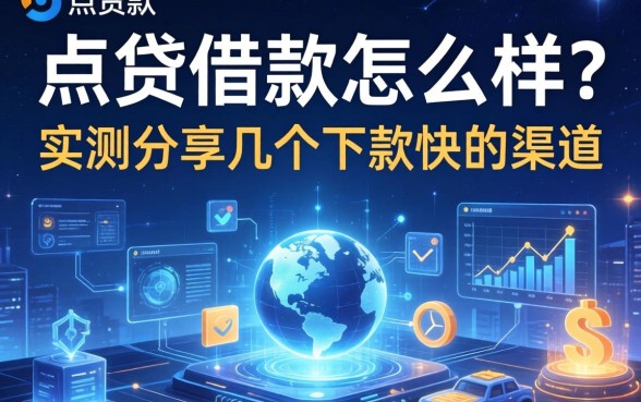 点贷借款怎么样？实测分享几个下款快的渠道