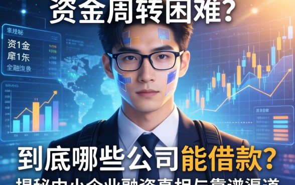 资金周转困难？到底哪些公司能借款？揭秘中小企业融资真相与靠谱渠道
