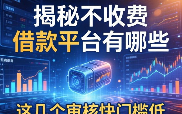 揭秘不收费的借款平台有哪些，这几个审核快门槛低