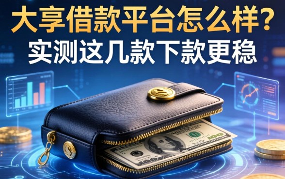 大亨钱包借款平台怎么样？实测这几款下款更稳