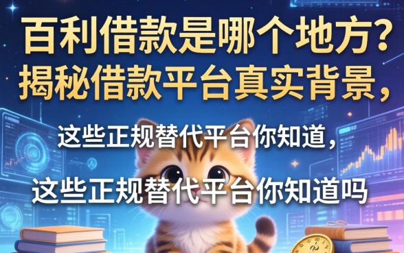 百利借款是哪个地方的？揭秘借款平台真实背景，这些正规替代平台你知道吗？