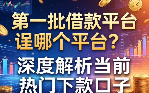 第一批借款平台是哪个平台？深度解析当前热门下款口子