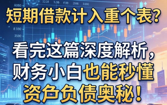 短期借款计入哪个表？看完这篇深度解析，财务小白也能秒懂资产负债奥秘！