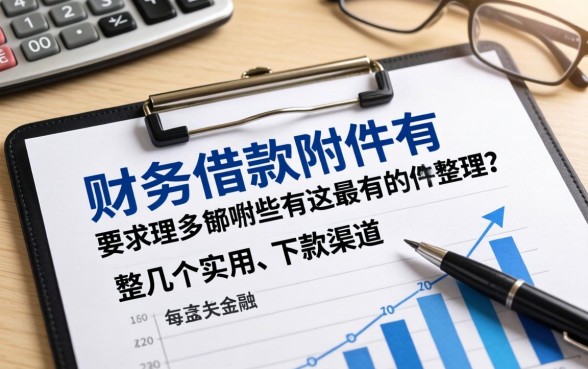 详解财务借款附件有哪些要求，整理几个实用的下款渠道