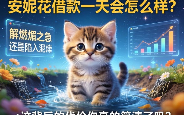 安妮花借款一天会怎么样？是解燃眉之急还是陷入泥潭，这背后的代价你真的算清了吗？