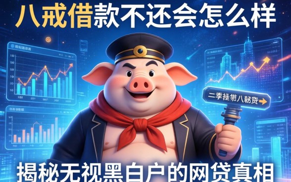 八戒借款不还会怎么样，揭秘无视黑白户的网贷真相