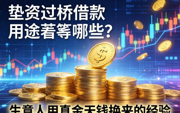 垫资过桥借款用途有哪些？生意人用真金白银换来的经验