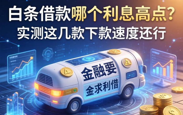 白条借款哪个利息高点？实测这几款下款速度还行