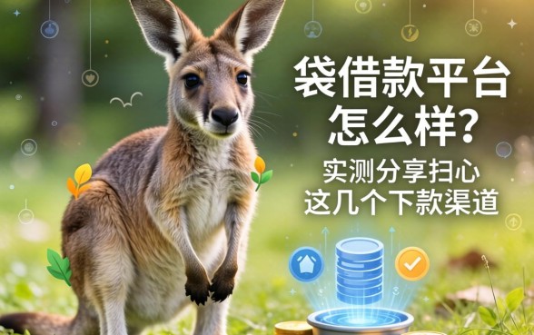 袋鼠借款平台怎么样？实测分享这几个下款渠道