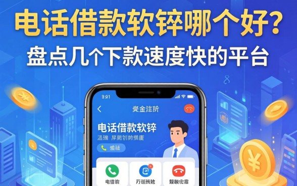 电话借款软件哪个好？盘点几个下款速度快的平台