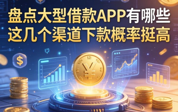 盘点大型借款app有哪些，这几个渠道下款概率挺高