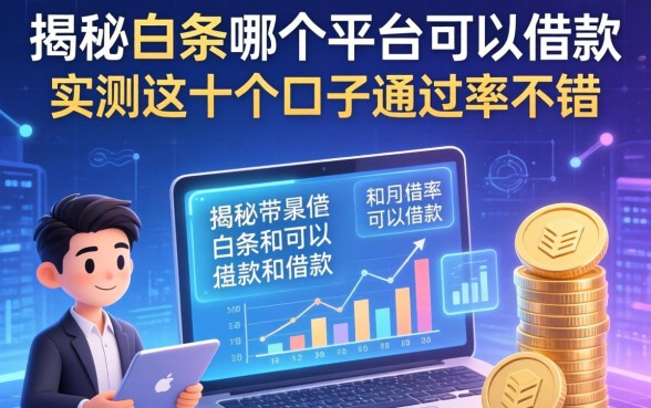 揭秘白条在哪个平台可以借款，实测这十个口子通过率不错