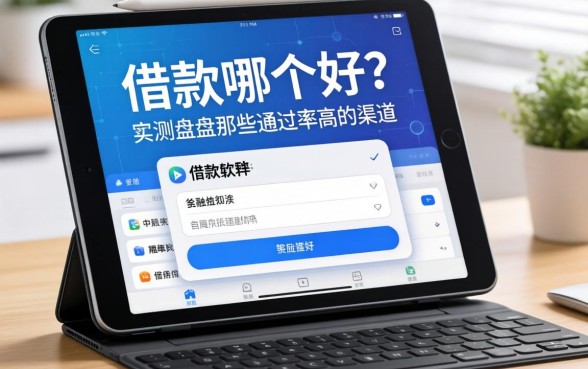 ipad借款软件哪个好？实测盘点那些通过率高的渠道