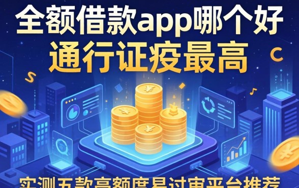 大额借款app哪个好通过率最高，实测五款高额度易过审平台推荐