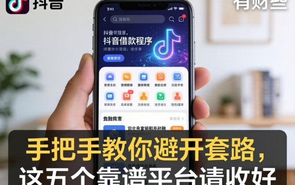 抖音借款程序有哪些？手把手教你避开套路，这五个靠谱平台请收好