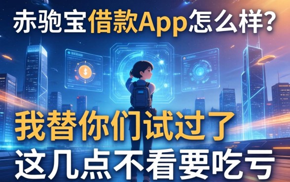 赤兔宝借款app怎么样？我替你们试过了，这几点不看要吃亏