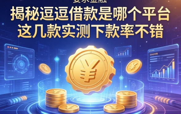 揭秘逗逗借款是哪个平台，这几款实测下款率不错