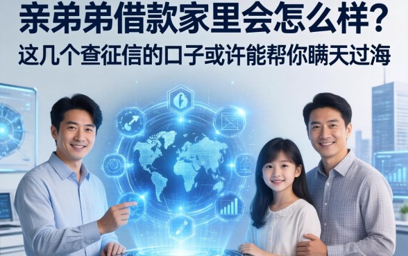 亲弟弟借款家里人会怎么样？这几个不查征信的口子或许能帮你瞒天过海