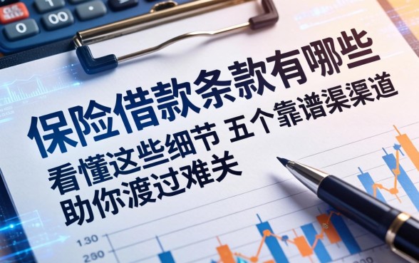 保险借款条款有哪些？看懂这些细节，五个靠谱渠道助你渡过难关