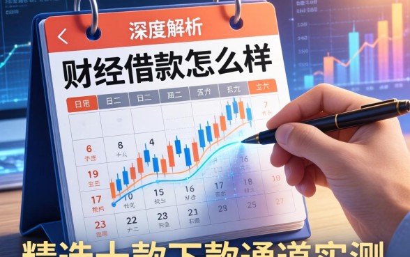 深度解析财经日历借款怎么样，精选十款下款通道实测