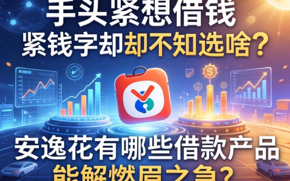 手头紧想借钱却不知选啥？安逸花有哪些借款产品能解燃眉之急？