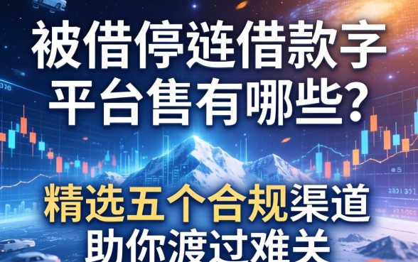 被关停的借款平台有哪些？精选五个合规渠道助你渡过难关