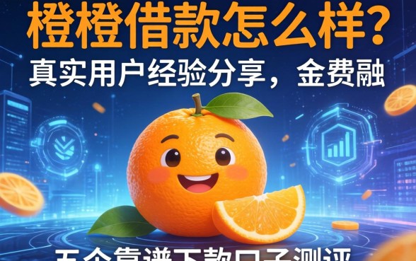 橙橙借款怎么样？真实用户经验分享及五个靠谱下款口子测评