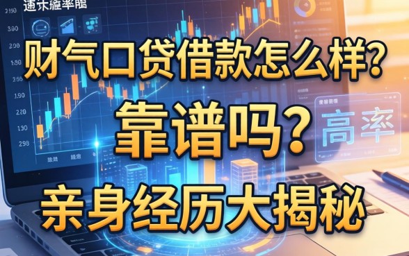 财气口贷借款怎么样？靠谱吗？通过率高吗？亲身经历大揭秘