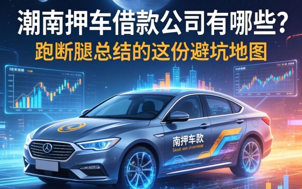 潮南押车借款公司有哪些？我跑断腿总结的这份避坑地图